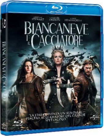 Locandina italiana DVD e BLU RAY Biancaneve e il Cacciatore 